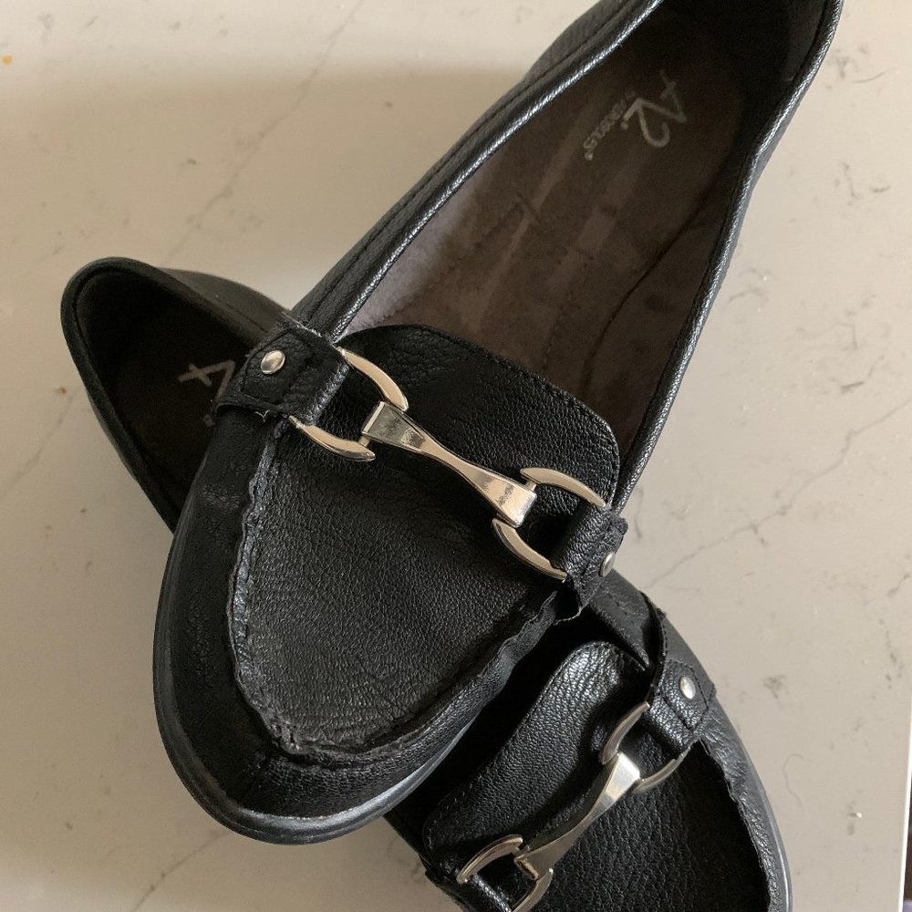 A2 by Aerosoles Black Flats